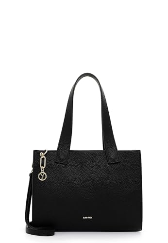 Suri Frey Gwenny Cityshopper M Black : le sac cabas noir zippé anti-désordre pour femme active