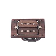 Suitable for 3-string Cigar Box Guitars Rosewood Pickup ring built right into the pickup No wiring. No soldering low noise Great replacement for your old pickups