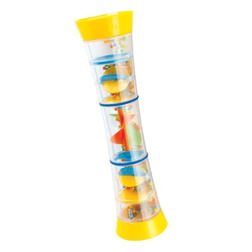 Jouet éducatif kaléidoscope bébé plastique jaune développement sensoriel