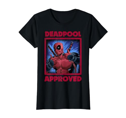 Image of Marvel Deadpool Approved by Deadpool T-Shirt, Women, Black, XX-Large