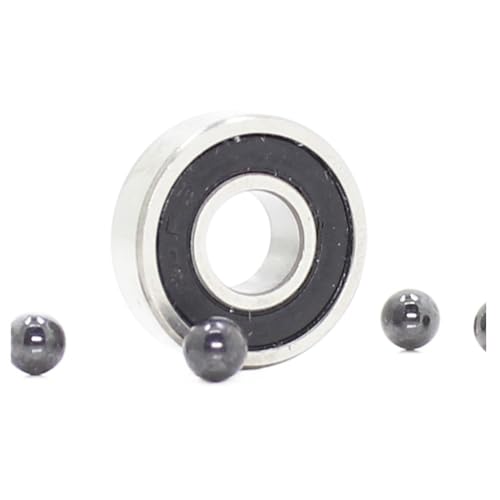 DUKUTS 1pc 16003 Hybrid Ceramic Bearing 17 * 35 * 8 mm 1PC Bicycle Bottom Brackets Spares 16003RS Si3N4 Ball Bearings 16003-2RS