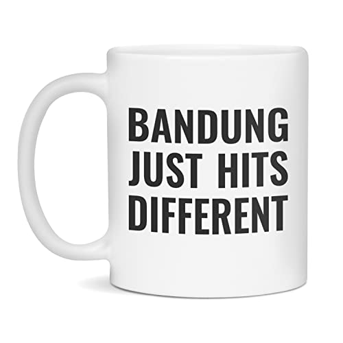 Bandung just hits different Coffee Mug, 11-Ounce White