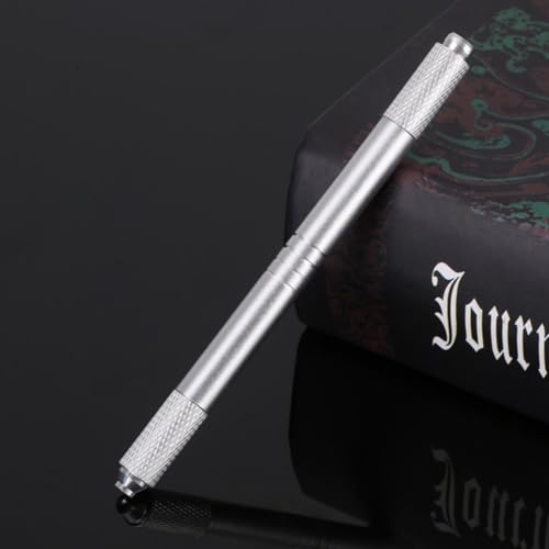 Lápiz manual de microblading para cejas con doble punta de aluminio en pack de 7 6