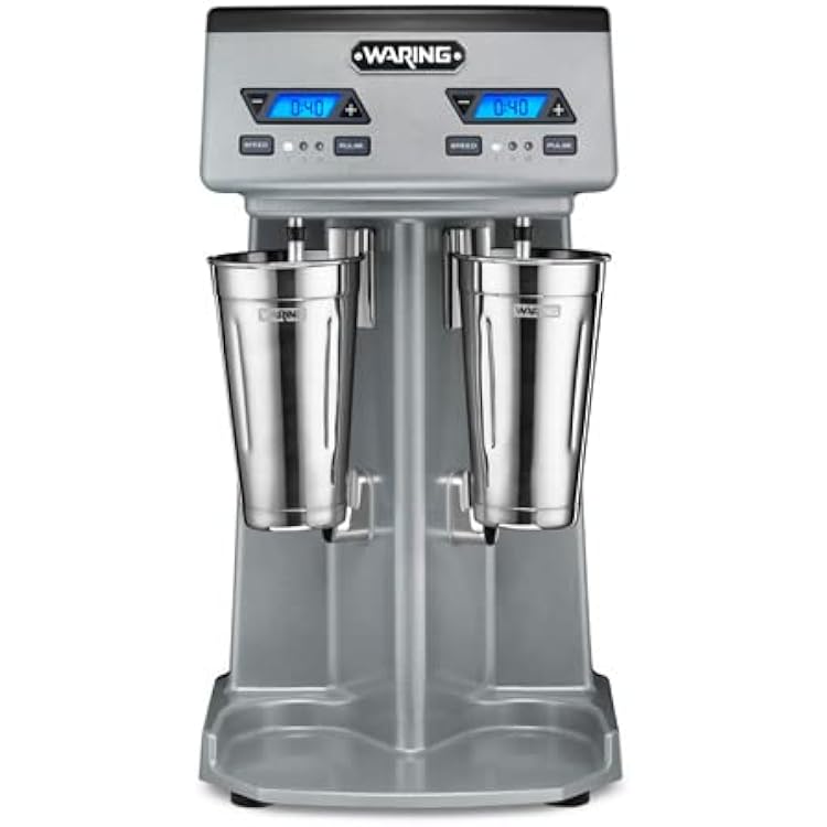 Waring WDM240TX - Commercial Drink Mixer - Double Spindle - Fully Automatic - With Timer