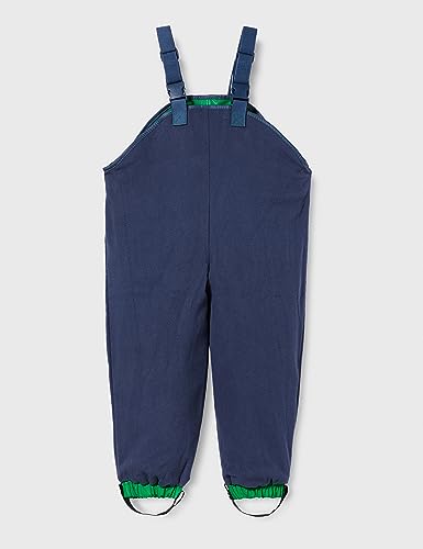Playshoes Pantaloni Fango, Salopette Antipioggia, Fodera In Pile, Pantaloni Antipioggia Antivento E Impermeabili Unisex - Bambini E Ragazzi, Verde, 86 - 5