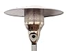 AZ Patio Heaters Natural Gas Patio Heater in Hammered Bronze