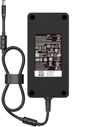 Image of WeFly 240W 19.5V 12.3A 7.4mm x 5.0mm Laptop Adapter Charger for Dell Alienware M17 R1 R2 R3 R4 R5 M17X R2 R3 M18X Area-51m R2 G5 G7 Laptop Adapter