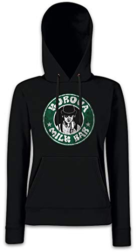 Korova Milk Bar femme hoodie sweat-shirt à capuche coton noir