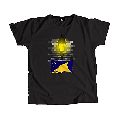 T-shirt Tokelau Street Lamp Bricks streetwear haut imprimé pour homme femme