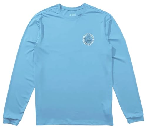 Salty Crew Men's Tentacles Long Sleeve Sunshirt – UPF 50+, Moisture-Wicking, Lightweight Fishing Shirt