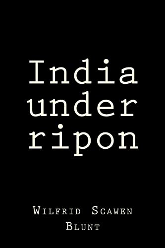 India under ripon 1519736428 Book Cover