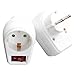 Produktbild 4.8mm EU Pluga Adapter Europäische Norm Netzteil 250V 16A Umwandlungs-Stecker mit Schalter-Adapter Stecker Buchse mit ON OF (Color : 1 in 1 with ON OF, Standard : EU)