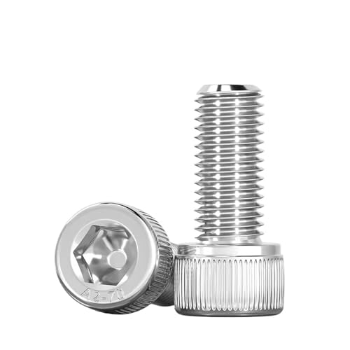 VirtuWard 304ステンレス鋼M3六角穴付きボルト延長ボルト3mm x 4 5 6 8 45 50 55 60 65 70 75 80 85 90 95 100 110 120 130mm(M3X60mm 10pcs)