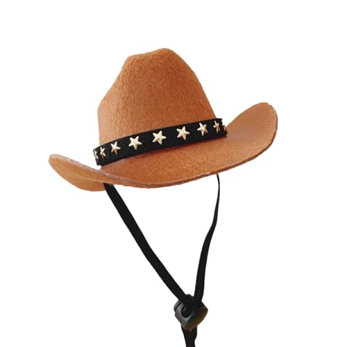 Sombrero vaquero para mascotas S/M disfraz festivo