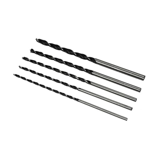 TOBBOMEY - TOBBOMEY 7 pièces Jeu de Forets Bois et Métal Acier Haute Teneur Mèches Hélicoïdales Extra Longues Tige Droite pour Plastique Précision Artisanat et Bricolage