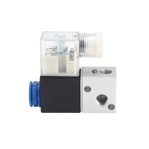 Valve pneumatique en aluminium 3V1-06 24V normalement fermée compacte - 4