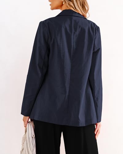 luvamia Blazers for Women Business Casual Dressy Work Fashion Lightweight Spring Summer Linen Unlined 2025 Suit Jackets4