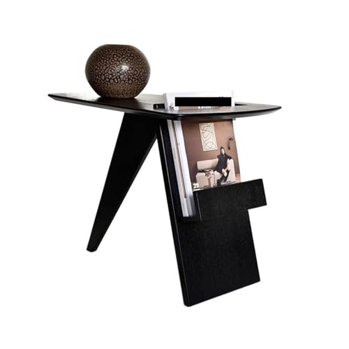 eexbz Sofa Small Side Table Coffee Table for Small Spaces,Wood End Tables Living Room,Slim End Table with Magazine Holder Rack, Bedside Table Small Nightstand Bedroom Sofas for Living Room