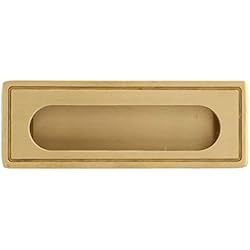 Omabeta Material de latón Manija Oculta Tratamiento de acristalamiento de Alta Temperatura Manija empotrada Resistente a la oxidación para Puerta corredera