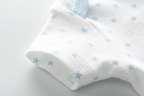 Kiddiezoom Baby Bodysuit Newborn Short Sleeve baby One-Piece Cotton 5-Pack baby clothes3