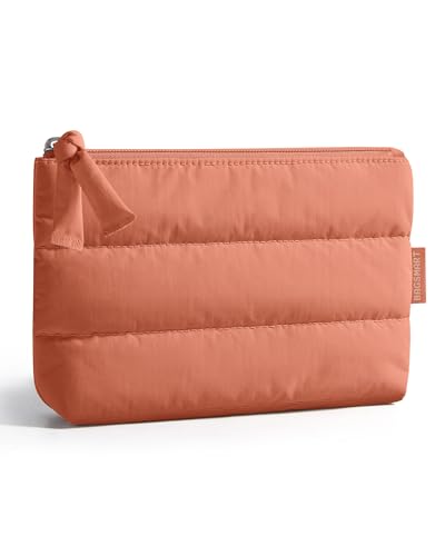 Image of BAGSMART Small Makeup Bag, Machine Washable Puffy Cosmetic Pouch