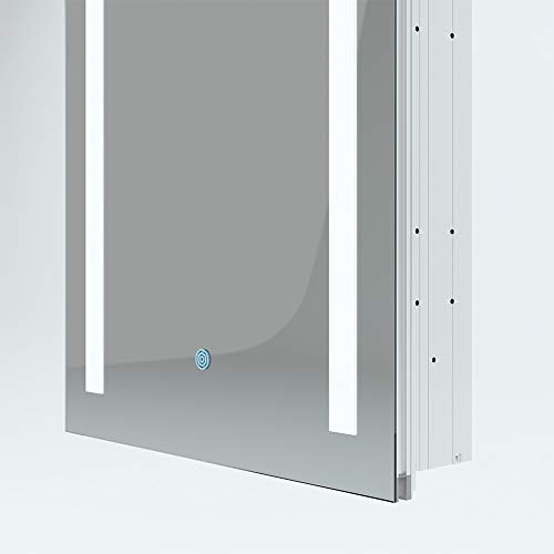 Janboe 20 Inch X 28 Inch Bathroom Storage with Lights Single