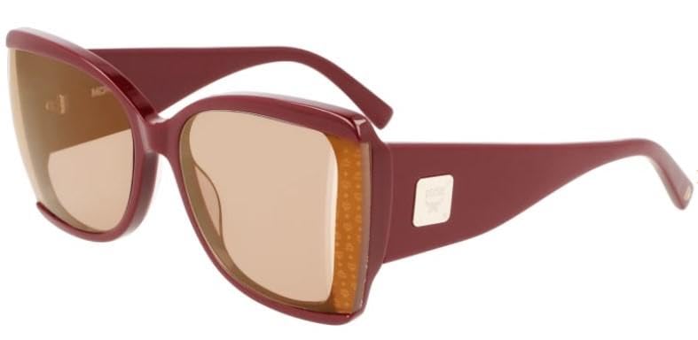 MCM Brown Butterfly Ladies Sunglasses MCM710S 602 61, Burgundy