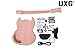 UXG SG Style DIY Electric Guitar Kits,Mahogany Body, Mahogany Neck and Rosewood Fingerboard, H-H Pickup Configuration，Natural