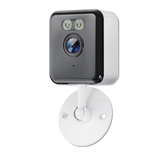 Mini cámara IP WiFi de 5MP for interiores, inalámbrica, Color nocturno, seguridad for el hogar, IA, detección humana, vigilancia CCTV Instalación versátil(1PCS Add 64GB Card)
