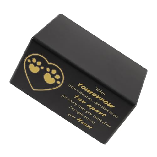 Toyvian Urne Funéraire pour Animaux de Compagnie Urne de Crémation pour Cendres de Chiens et Boîte à Souvenirs pour Animaux Commemorative pour Cendres de Compagnie