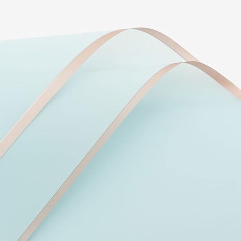 PRECUMELO 4th of July Paper Florist Paper Floral Wrapping Paper Tissue for Bouquets Floral Wrap Gift Wrapping (Light Blue) Cover