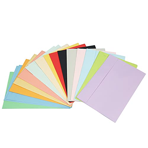 Wow Bags 15 Color 5x7 Envelope A7 Invitation Envelopes Self Seal Greeting Card Envelopes Bulk Photos Envelopes Color Envelops Square Flap Announcements Envelopes 105 Pack