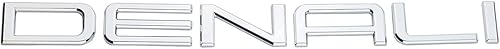 Miniatura 2 de 2 emblemas de puerta de DENALI para puerta elevada, placa de identificación Enviado Yukon 15070426 de repuesto para DENALI 01-08 (cromo)