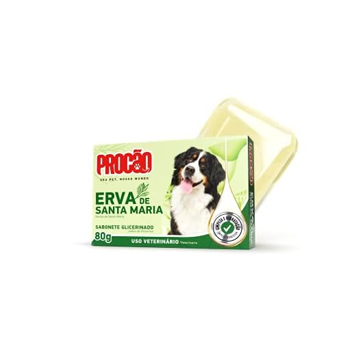 Sabonete Glicerinado Erva de Santa Maria para Caes e Gatos Procão
