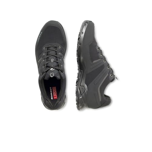 Mammut Ultimate Pro Low GTX Men | Wanderschuhe für Herren, Gore-Tex Schuhe, Wasserdichte Sportschuhe, Trekkingschuhe für Leichte Wanderungen, Bergschuhe, Outdoor Freizeitschuhe | Schwarz, 12