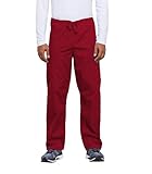 Cherokee Workwear Scrubs Unisex Cargo Pant, Red, X-Large