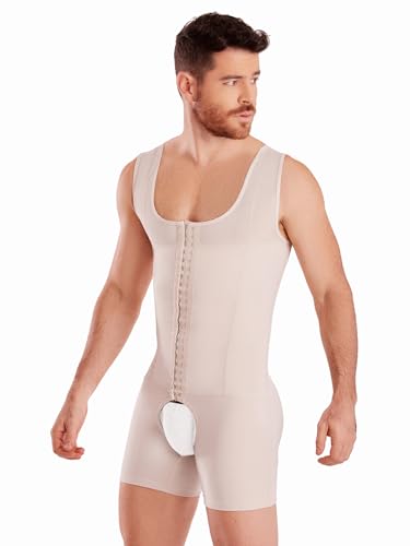 SHAPE CONCEPT Mens Shapewear 361 Faja Colombiana para Hombre, Male Girdle Stomach Compression With Hooks and Control Abdobmen4