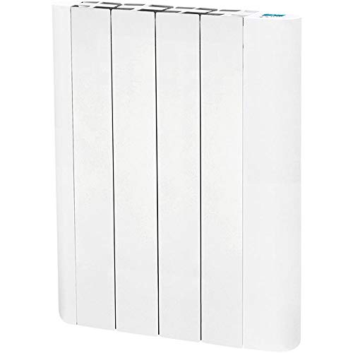 Image of Hyco AVG600T Avignon 600W Electric Radiator with Digital Thermostat & LCD Timer - White.