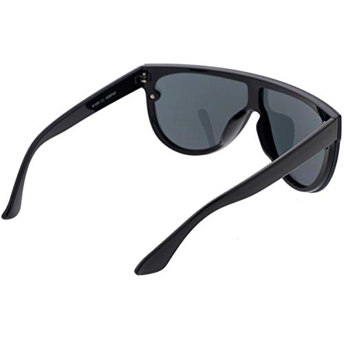 Image of zeroUV 80s Baseball Sunglasses, Mirrored Men Sports Glasses, Women Goggles for Cycling, Wraparound Visor Shield