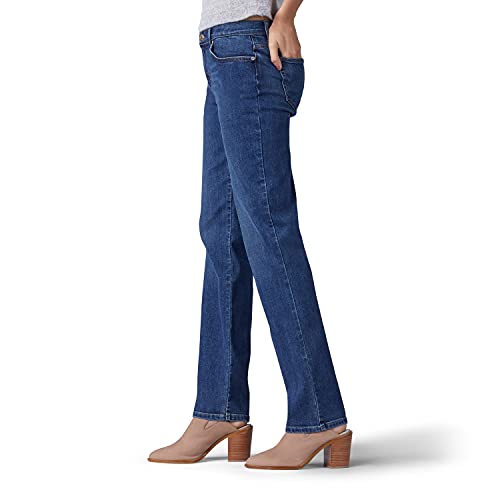 Image of Lee Women's Petite Relaxed Fit Straight Leg Jean