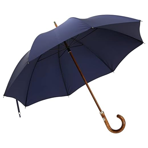 Best classic english umbrella Navy Blue Classic English Umbrella