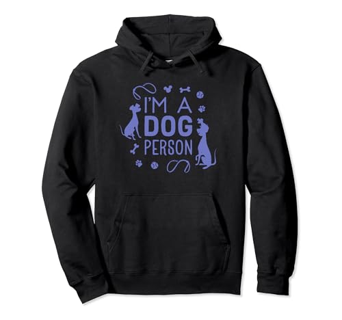 Sweat à capuche Disney I'm A Dog Person chaud avec poche kangourou
