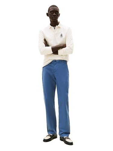 Image of Tommy Hilfiger Men's Stretch Cotton Chino Pants in Custom Fit
