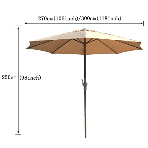 Sombrilla de jardín CLSDRZC multiusos y parasol plegable para terrazas y patios 3