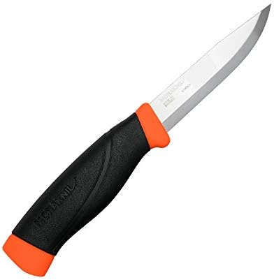 Frosts Of Sweden MoraKniv Companion Heavy Duty Nóż z Głownią Stałą, Pomarańczowy/Czarny