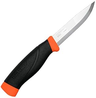 Frosts Of Sweden MoraKniv Companion Heavy Duty Nóż z Głownią Stałą, Pomarańczowy/Czarny