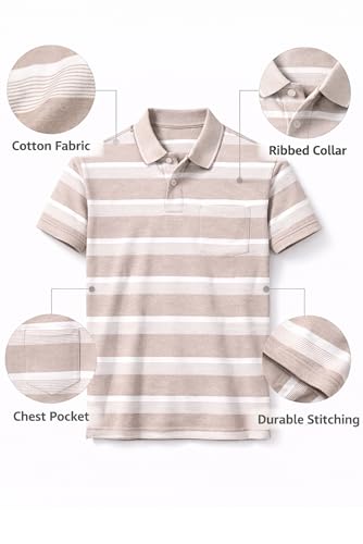 Image of SANE ORIGINALS Half Sleeve Polo T-Shirt for Men with Pocket || Stripe Collar and Pocket T-Shirt for Men Half Sleeves