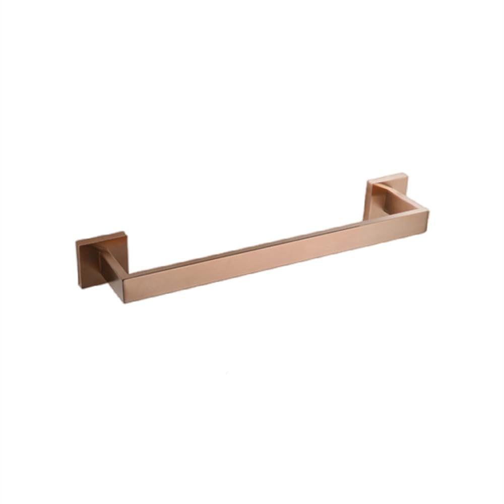 Ensemble d'accessoires de salle de bain or rose brossé chic et durable pour une décoration élégante
