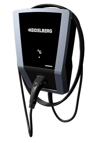 HEIDELBERG Amperfied Wallbox mit App-Steuerung. 11 kW Ladeleistung. §14 a-konform. Inkl. 7,5 m Ladekabel. Bis zu 5 Jahre Garantie. Smarte Ladestation Connect.Home