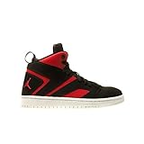 mens nike air flight 89 Schaftstoff: Kunststoff Nike Herren Jordan Flight Legend Bg Fitnessschuhe, Mehrfarbig Black-Gym Red-006, 38.5 EU